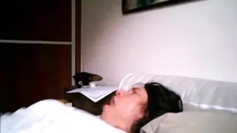 Horny mom caught passionately masturbating without hubby in the bed