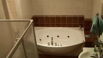 Wife caught masturbating while relaxing solo in the bath after work Wife caught masturbating while relaxing solo in the bath after work