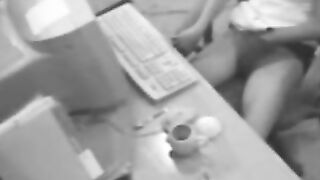 Pretty mom caught masturbating while watching porn on the computer