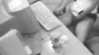 Pretty mom caught masturbating while watching porn on the computer