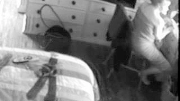 Amateur mom caught masturbating not suspecting hidden cam in her room