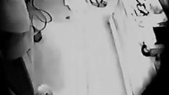 Attractive mom caught masturbating in front of small hidden camera