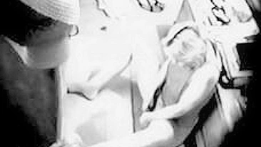 Attractive mom caught masturbating in front of small hidden camera