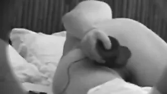 Wife fucks herself being caught masturbating on the cuckold's camera Wife fucks herself being caught masturbating on the cuckold's camera