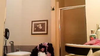 Sister doesn't know she is caught masturbating on several cameras