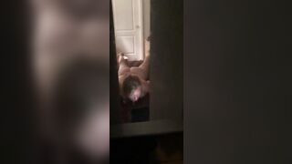 Mom forgot to close door and was caught masturbating by her own son