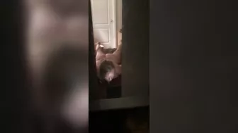 Mom forgot to close door and was caught masturbating by her own son