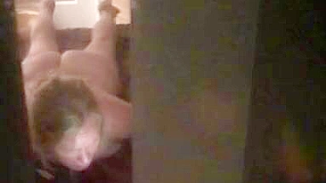 Mom forgot to close door and was caught masturbating by her own son