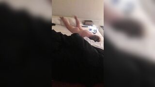 Video by husband who captures wife being caught masturbating to porn