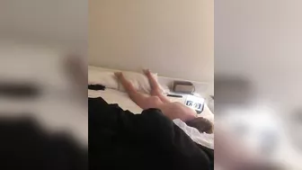 Video by husband who captures wife being caught masturbating to porn
