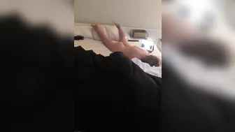 Video by husband who captures wife being caught masturbating to porn