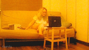 It's inevitable for the sister to get caught masturbating on camera