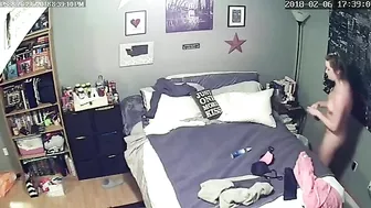 Mom isn't fucked tonight but caught masturbating on her own in bed