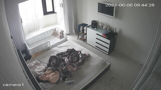 Man spies on wife who is caught masturbating on his hidden camera