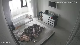 Man spies on wife who is caught masturbating on his hidden camera