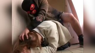Asian teen babe gets forced fucked In toilet by masked rapist | AREA51.PORN