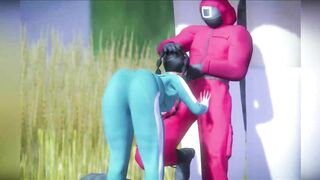 Squid Game Porn- Make a Rad Dude Cum!