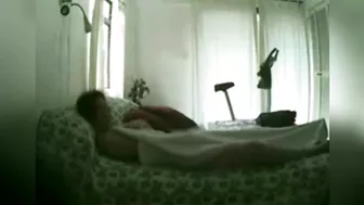 My salacious 47-yo mum finally caught masturbating by hidden cam