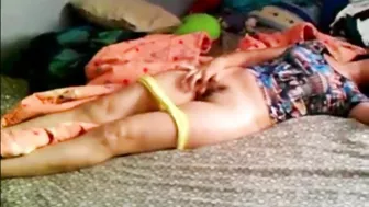 My hot mature mom getting changed and masturbate on spy XXX camera