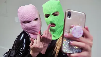 Two mischievous young babes swap dads and suck their cocks seductively Two mischievous young babes swap dads and suck their cocks seductively