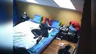 Hidden camera caught my mischievous mom masturbating