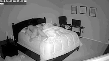 Son sneaks into the bedroom and fucking mom while dad Is sleeping next