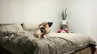 Spy camera caught female masturbating Spy camera caught female masturbating