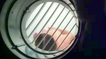 Spy camera hidden in a ceiling fan catches wife masturbating