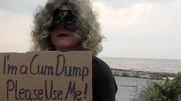 Sassy swinger wife enjoying a hardcore orgy outdoors