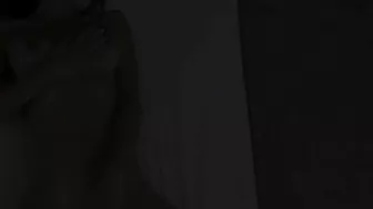 Naked girl with amazing XXX boobs relaxes solo on the massage table