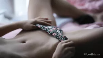 Sensual solo video of naked girl touching her XXX cunny on the bed Sensual solo video of naked girl touching her XXX cunny on the bed