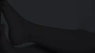 Horny guy enjoys footjob and XXX blowjob from naked girl before sex