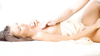 Dazzling naked girl wraps her lips around XXX dick and gets fucked