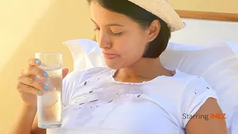 Amazing naked girl demonstrates big XXX melons and smooth pussy