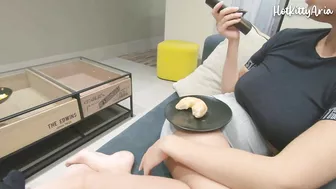 Thoughts about masturbation motivate guy to fuck busty girlfriend