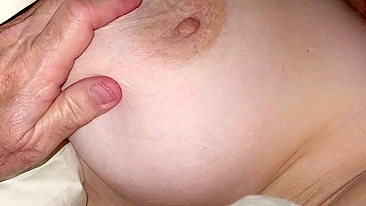 Husband best friend fondling my exposed big boobs while i’m alone