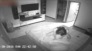 My elder sister masturbating with pillow and caught on hidden cam