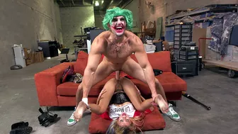 Harley Quinn has her XXX asshole analyzed by Joker in unusual pose Harley Quinn has her XXX asshole analyzed by Joker in unusual pose