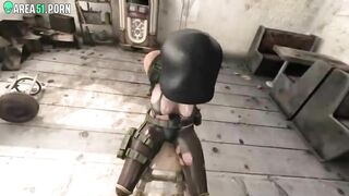 [ 3D cartoon ] Lara Croft has sex with horse! Orgy at the ranch XXX video