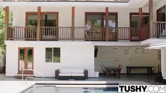 Bristly lady killer spanks and drills the ass of skinny concubine