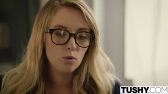 Stepsister Harley Jade compensates broken laptop with anal sex