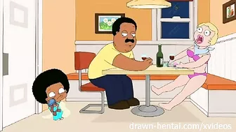 Lesbian orgy and anal sex scenes from uncensored 'Griffins'