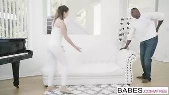 Massage therapist Melissa Moore fucked by black man on sofa Massage therapist Melissa Moore fucked by black man on sofa