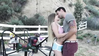 Sydney Cole's innocent fun turns into sweet outdoor fucking Sydney Cole's innocent fun turns into sweet outdoor fucking