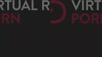 HD VR porn clip with Misha Cross in iridescent bra riding cock