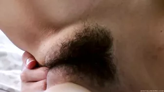 Solo scene with astonishing Latina posing and fingering pussy