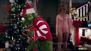 Grinch tries to steal Christmas but everything turns into sex thanks to Cherie Deville and Chloe Couture