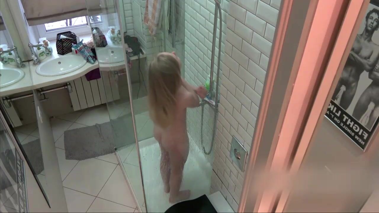Spy In The Bathroom - Spy camera catches my 18 yo sister in a bathroom masturbate | AREA51.PORN