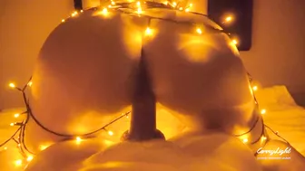 XXX actress wrapped with garland likes cock of colleague's bro inside