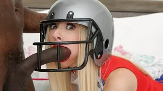 After game black hunk has interracial XXX affair with cute cheerleader After game black hunk has interracial XXX affair with cute cheerleader